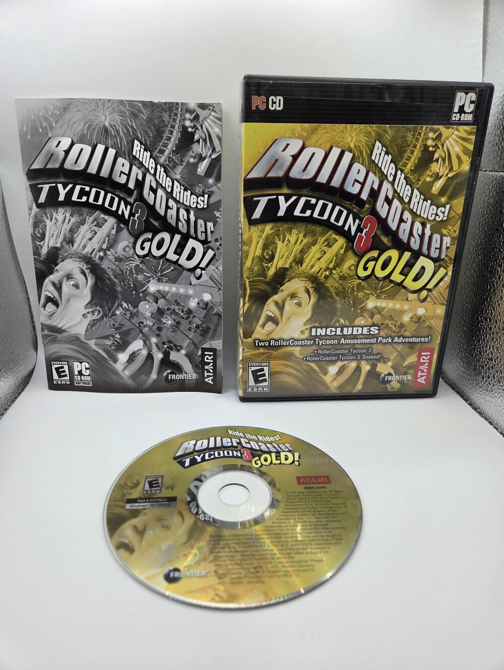 RollerCoaster Tycoon 3: Gold PC Game (Atari, 2005) CIB